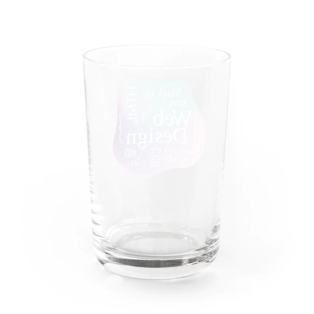 webookerのウェブデザイン タイポグラフィ Water Glass :back