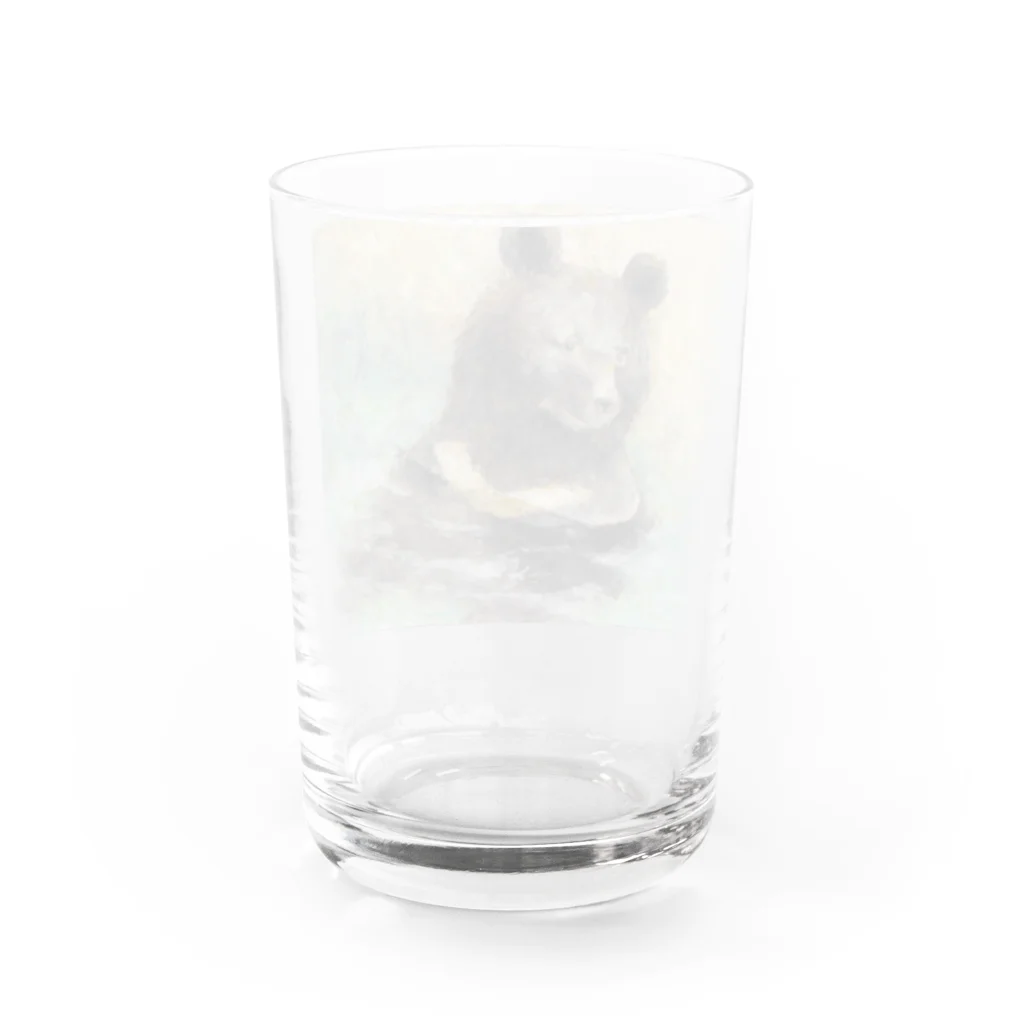 松井 翼 /  Tsubasa Matsuiの熊の水浴び Water Glass :back
