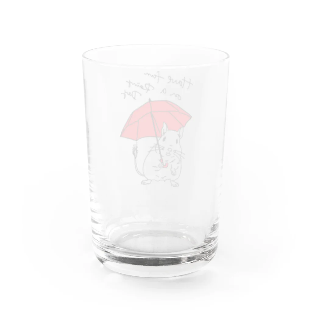 kanako-mikanのHave fun on a Rainy day (Red Umbrella) グラス反対面