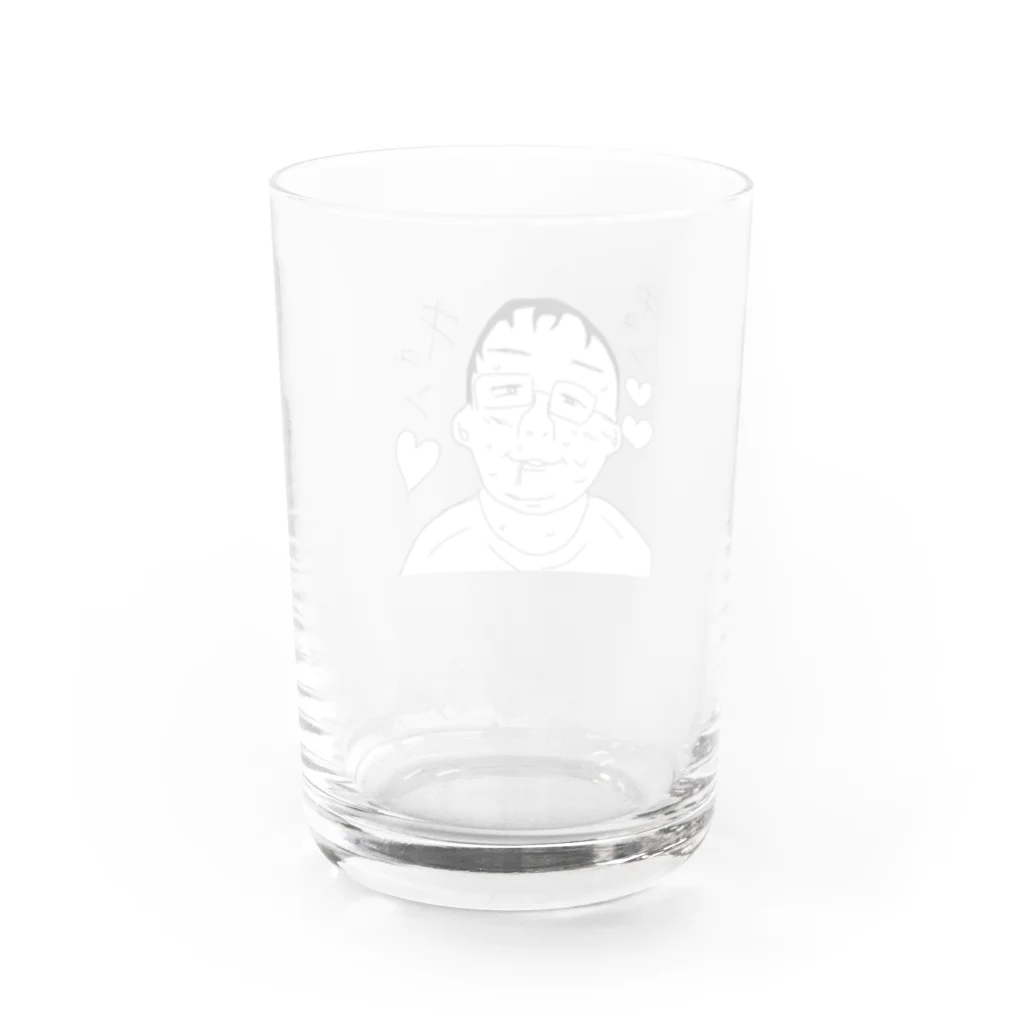 あいるのみんな大好きおぢさんグッズ😁 Water Glass :back