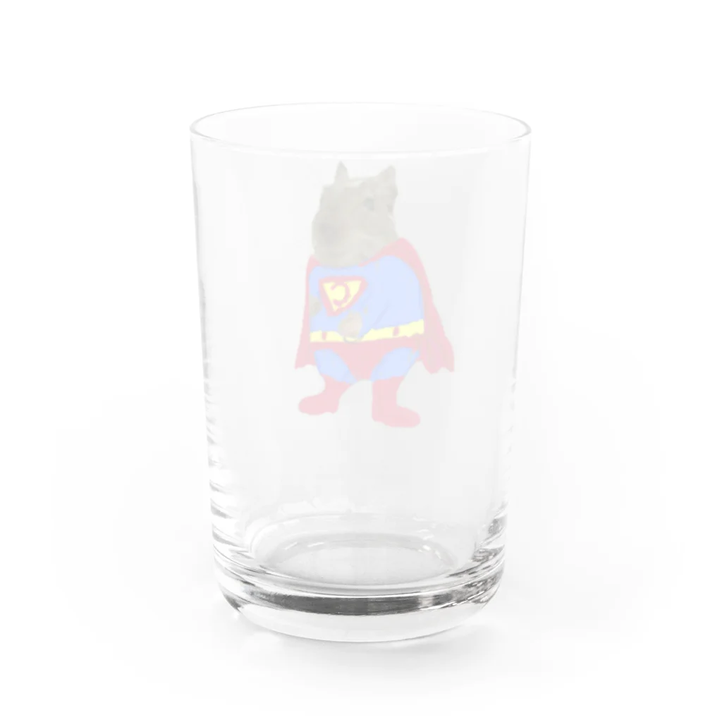 kanako-mikanのチョビーマン Water Glass :back