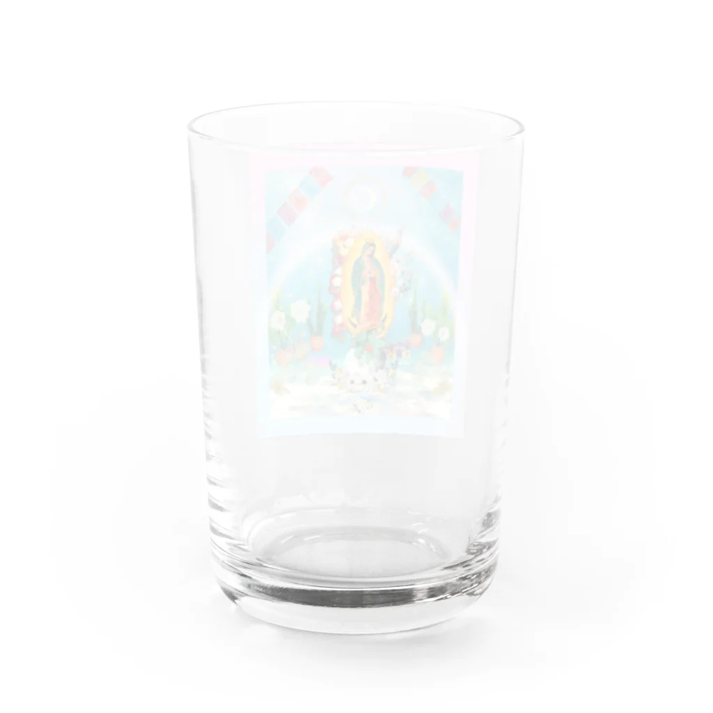 lumphini_Ako の海のなかのマリアさま Water Glass :back