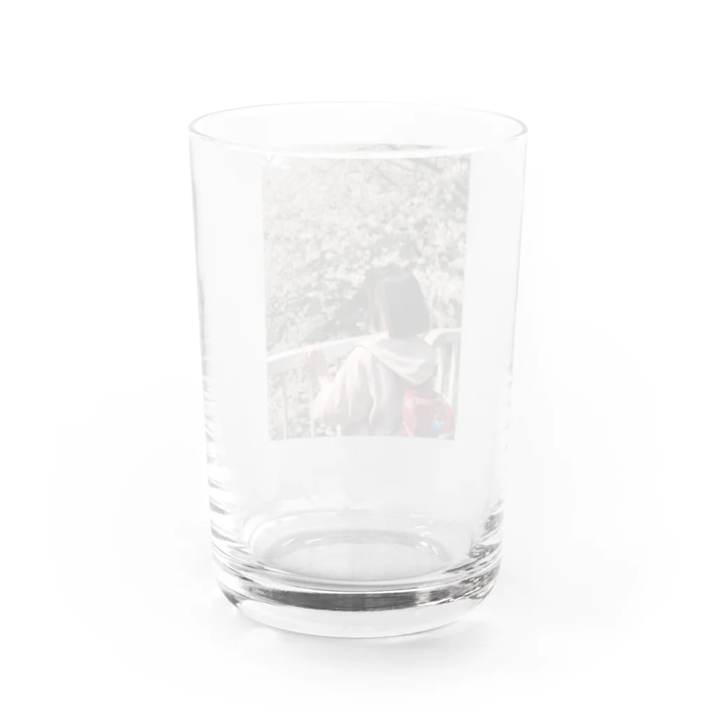 ふれちゃんの花見のシーズンはもう過ぎましたけど？ Water Glass :back