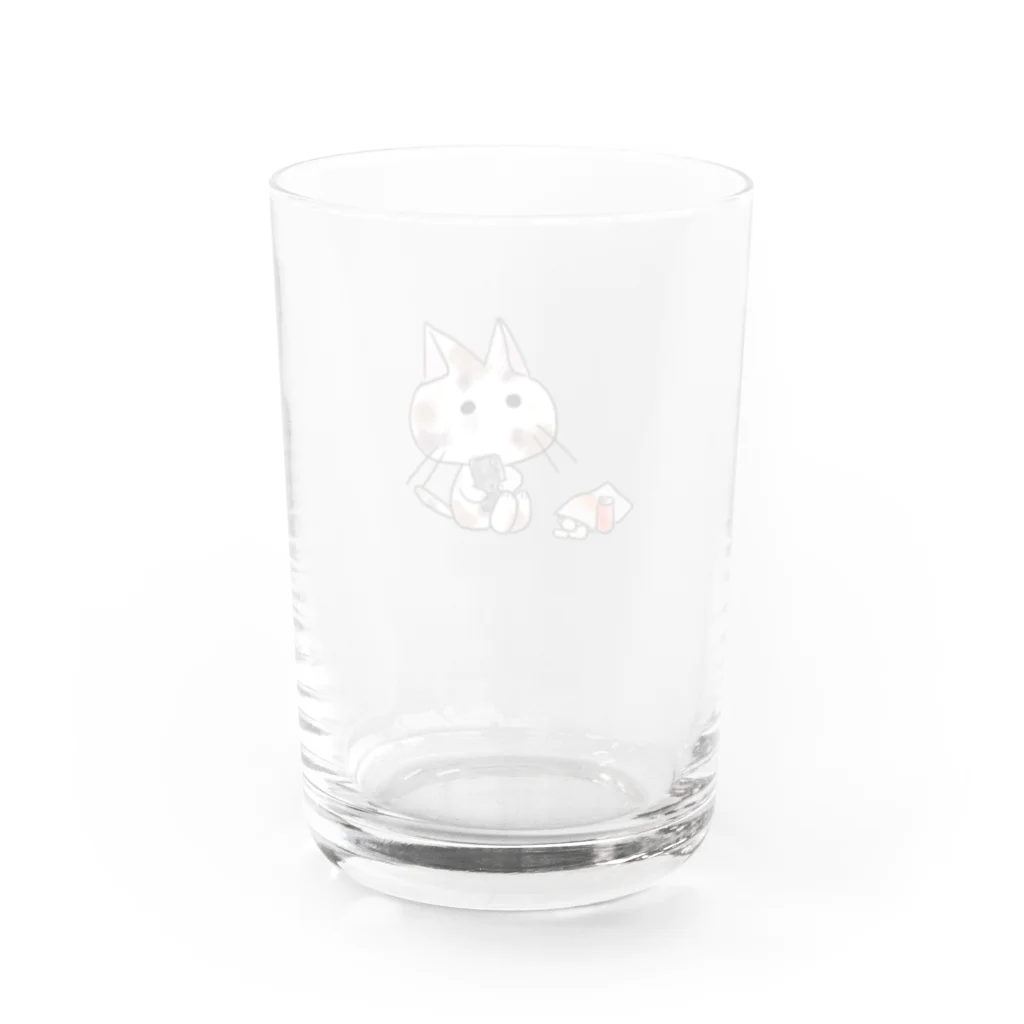 lovetwingeのお気に召すまま猫 Water Glass :back