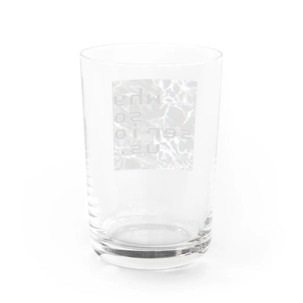 QB🦖の真剣_s Water Glass :back