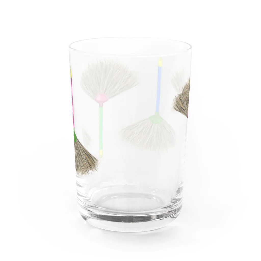 島田看板店のタイのほうき。 Water Glass :back