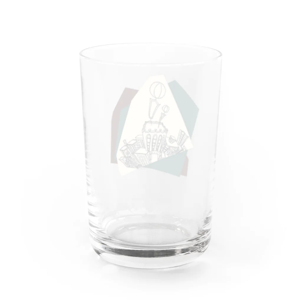 気ままに創作　よろず堂のバルーン Water Glass :back