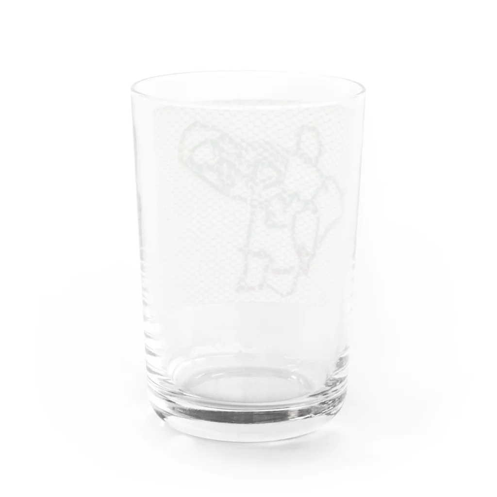 meguri39のうちゅうのかば Water Glass :back