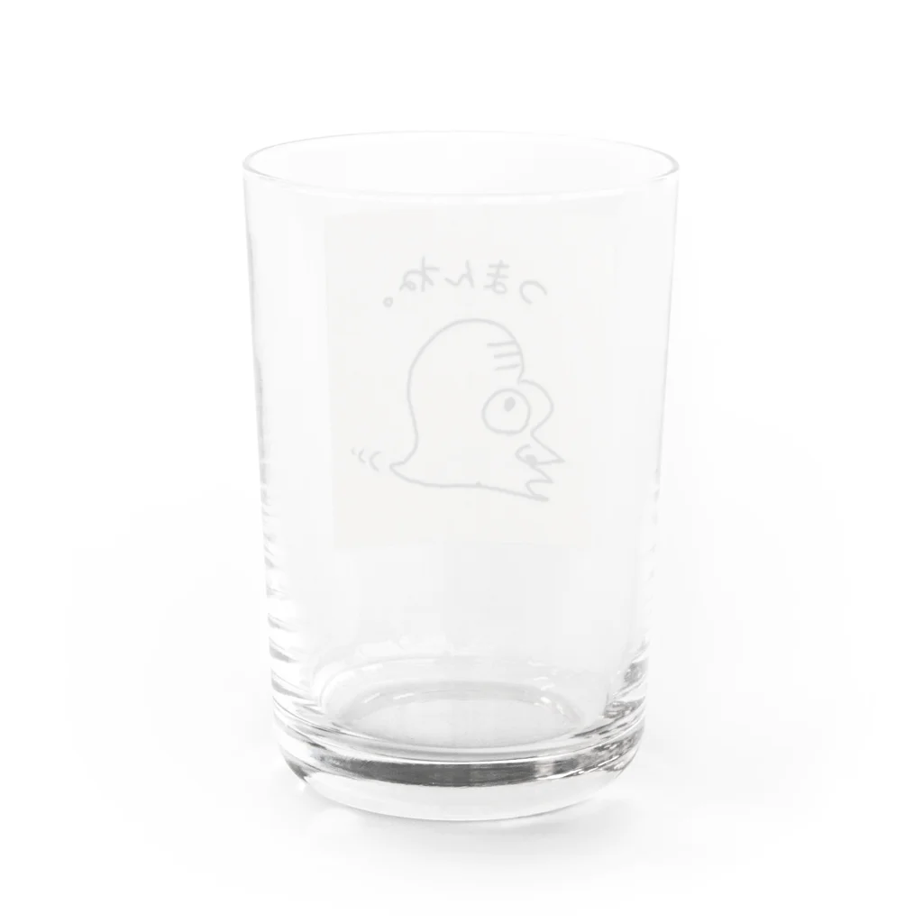 繪璃兵衛。の地面はう生き物つまんね Water Glass :back