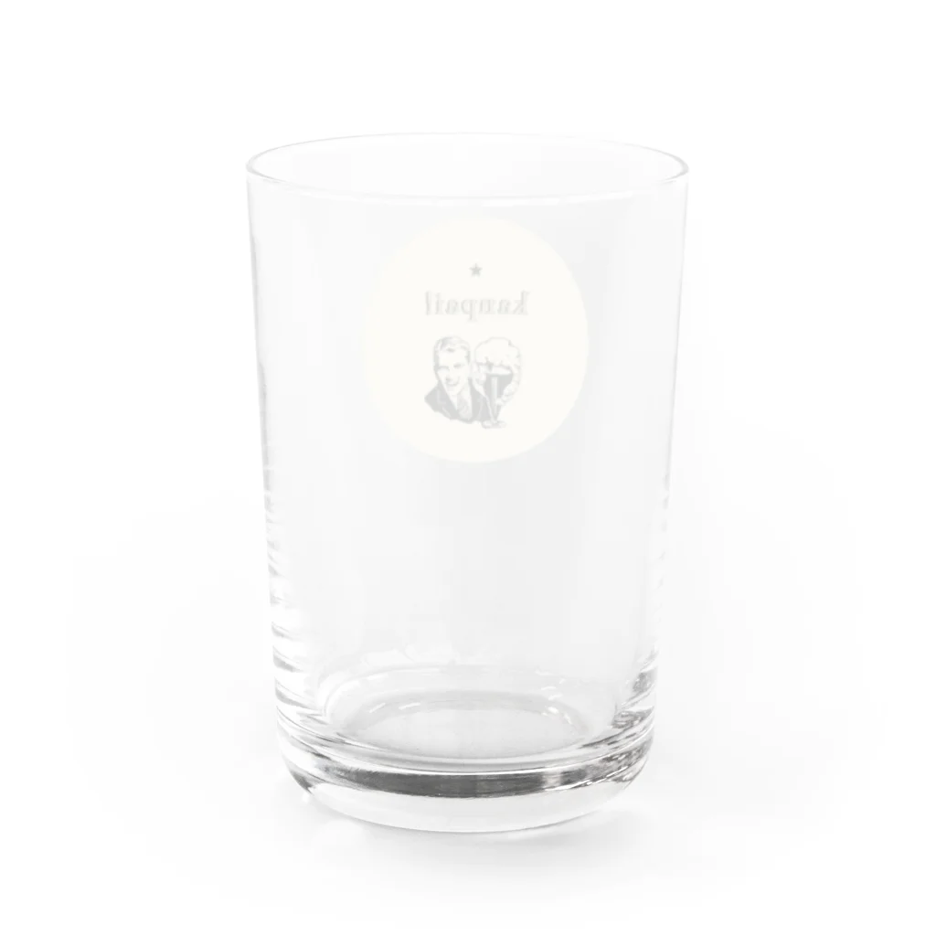 orio shopのkanpai man Water Glass :back