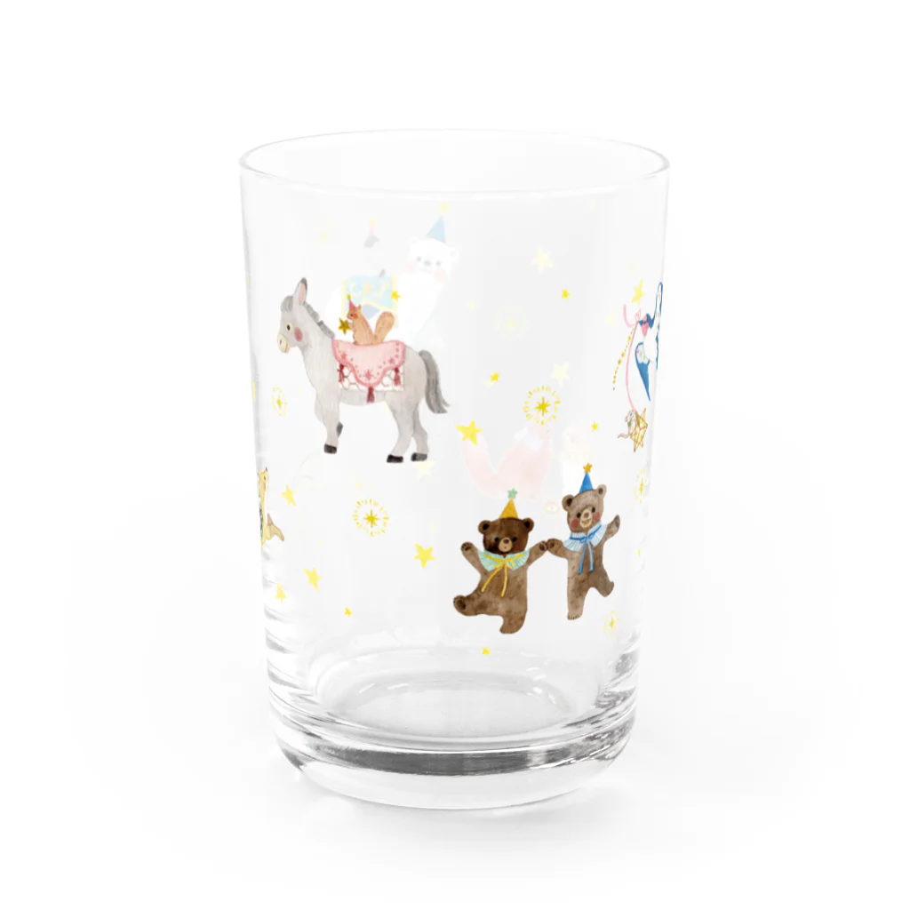 しまざきあんみの 動物たちとスターパーティ  Water Glass :back