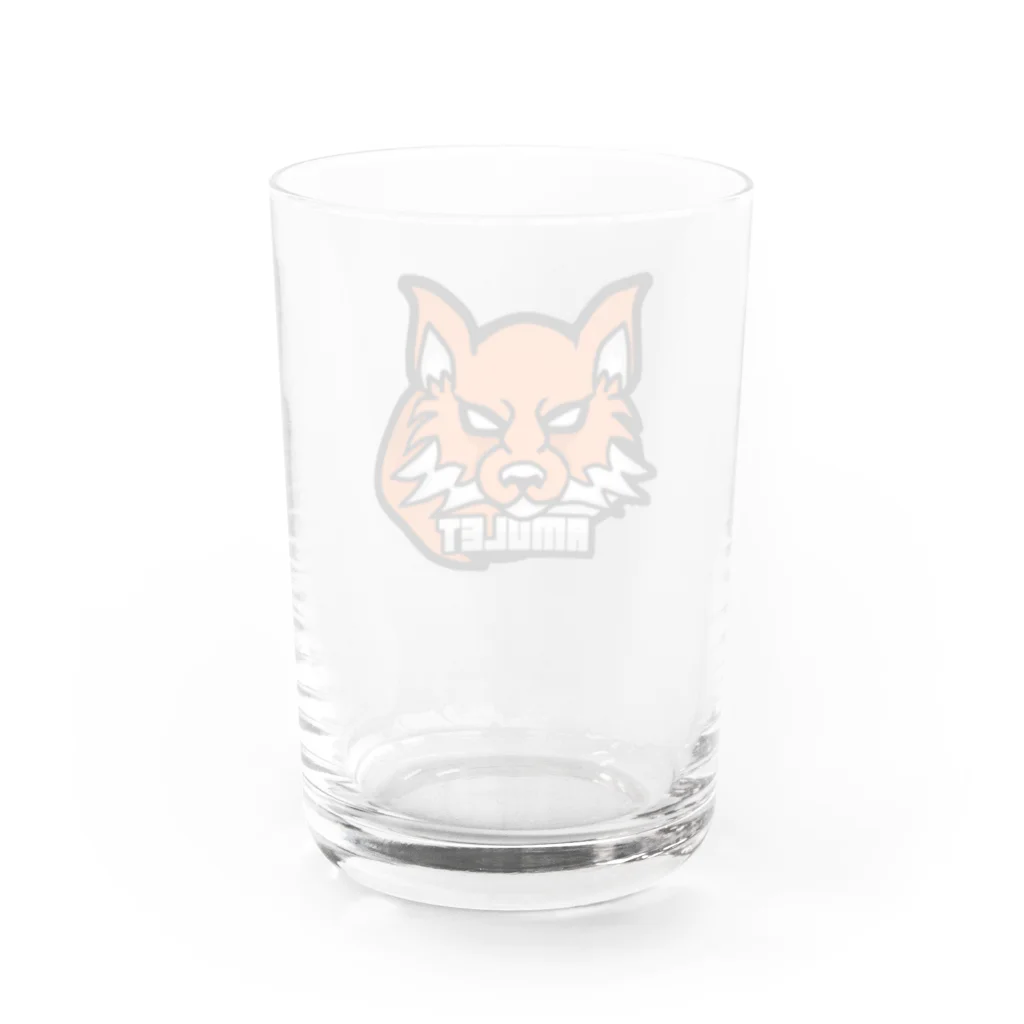 amulet e-Sportsのamuletグッズ Water Glass :back