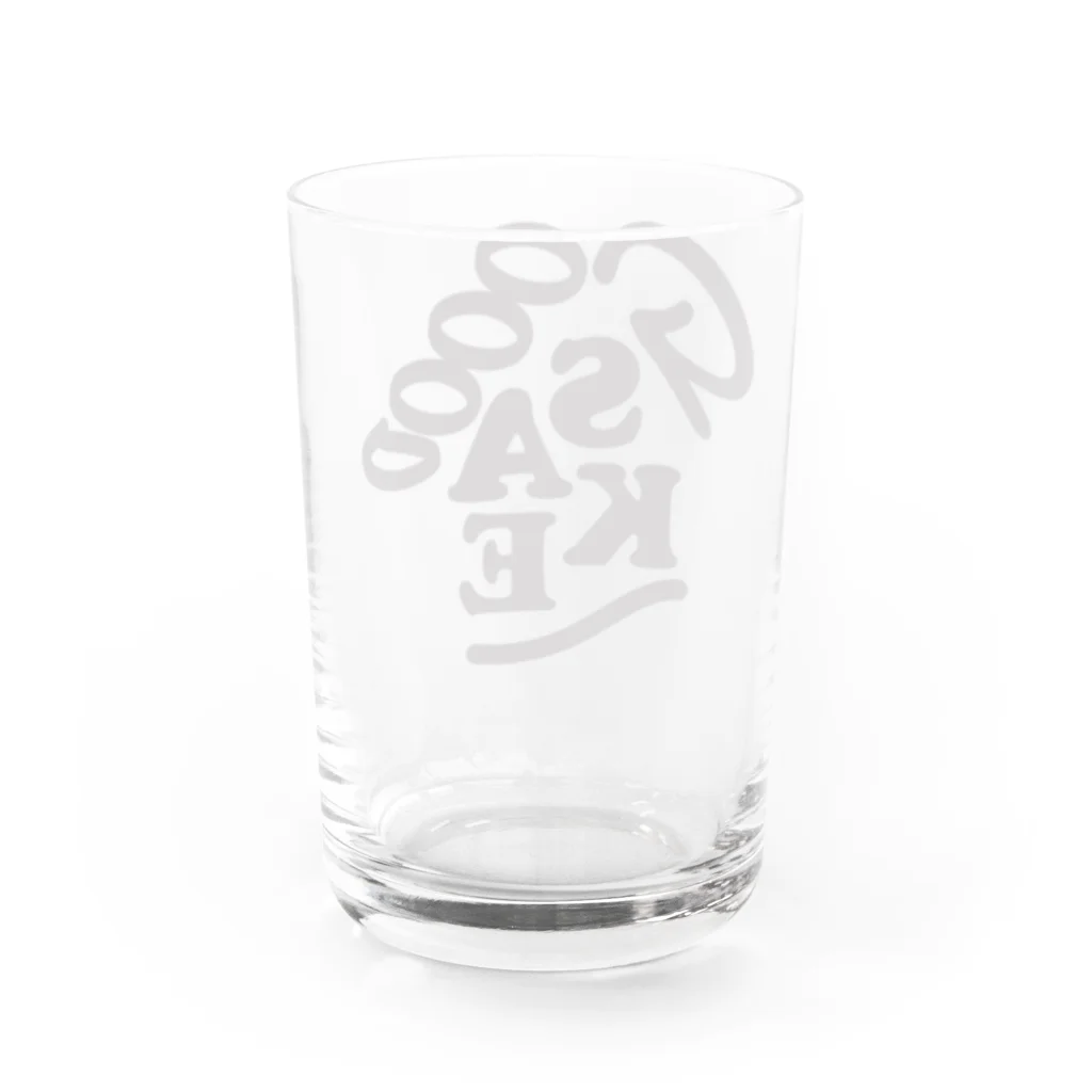 GOOD_SAKEのGOOD SAKE = グッと酒 Water Glass :back