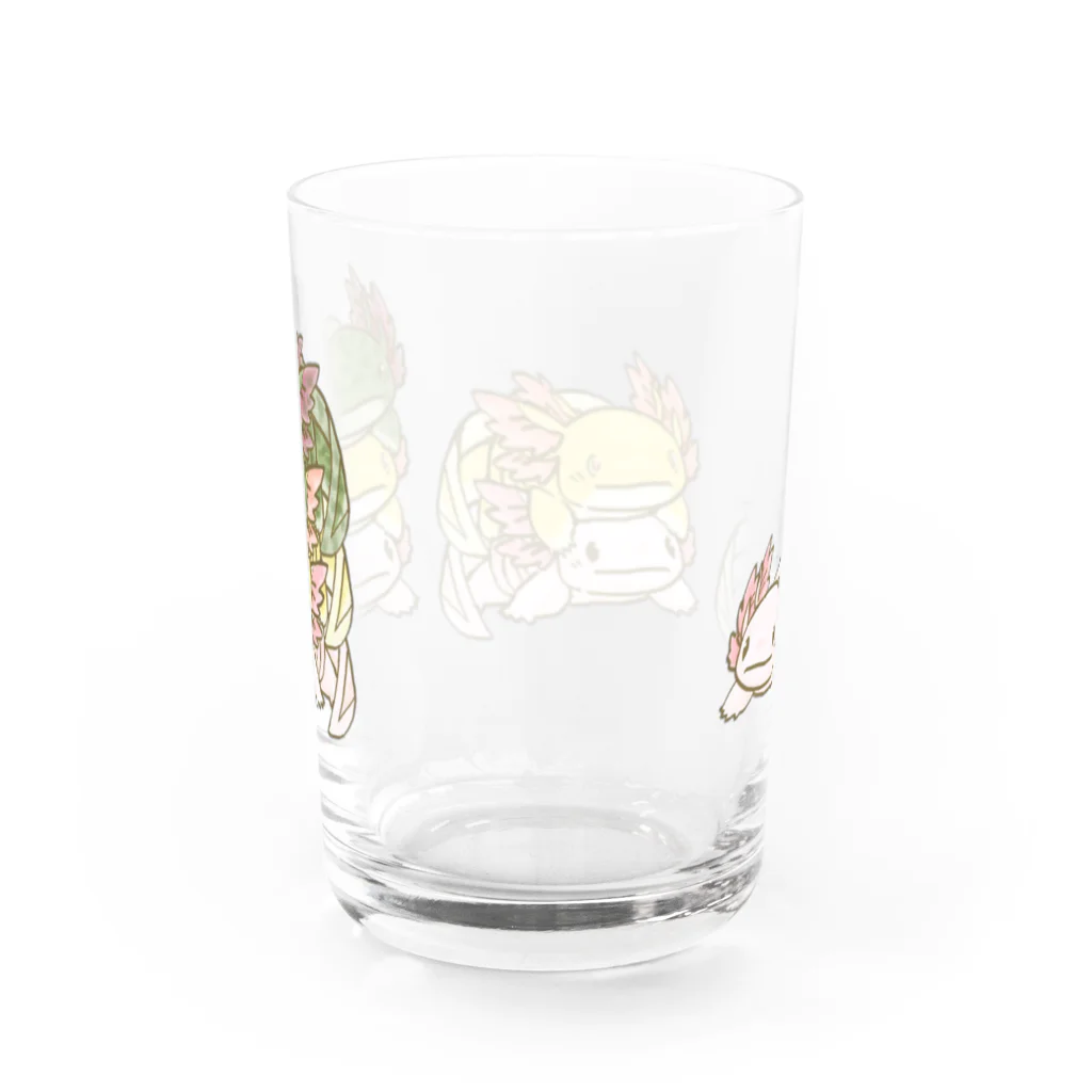 うすたのうぱるぱタワー Water Glass :back