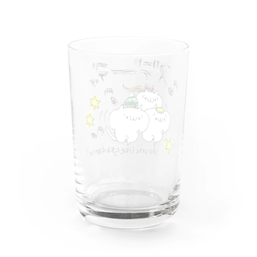 キー・チャンのズデーデ Water Glass :back