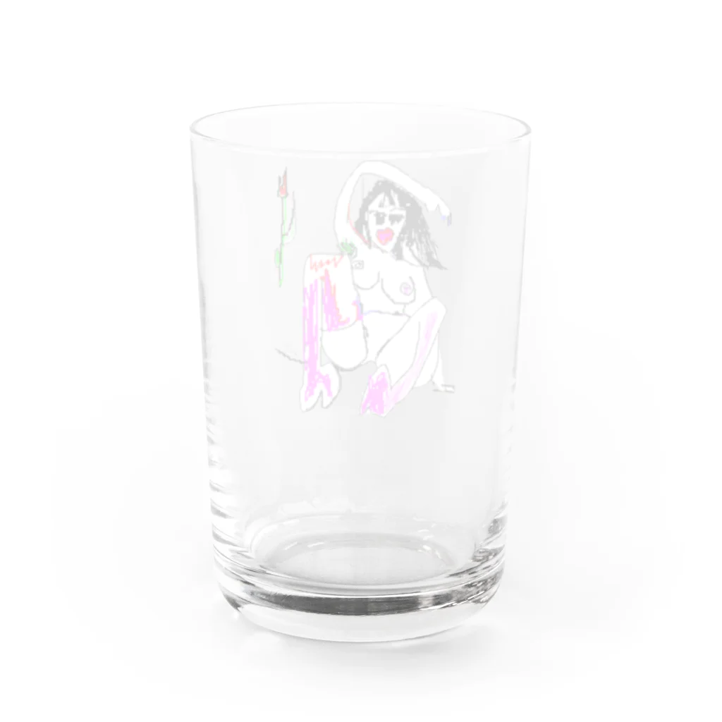 ナナコ・ザ・マテリアルのワキ染めガール Water Glass :back