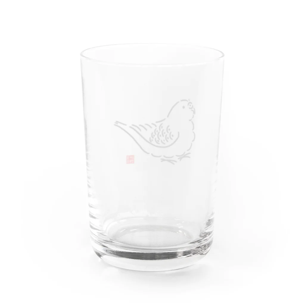 M.storeのアキクサインコグラス Water Glass :back