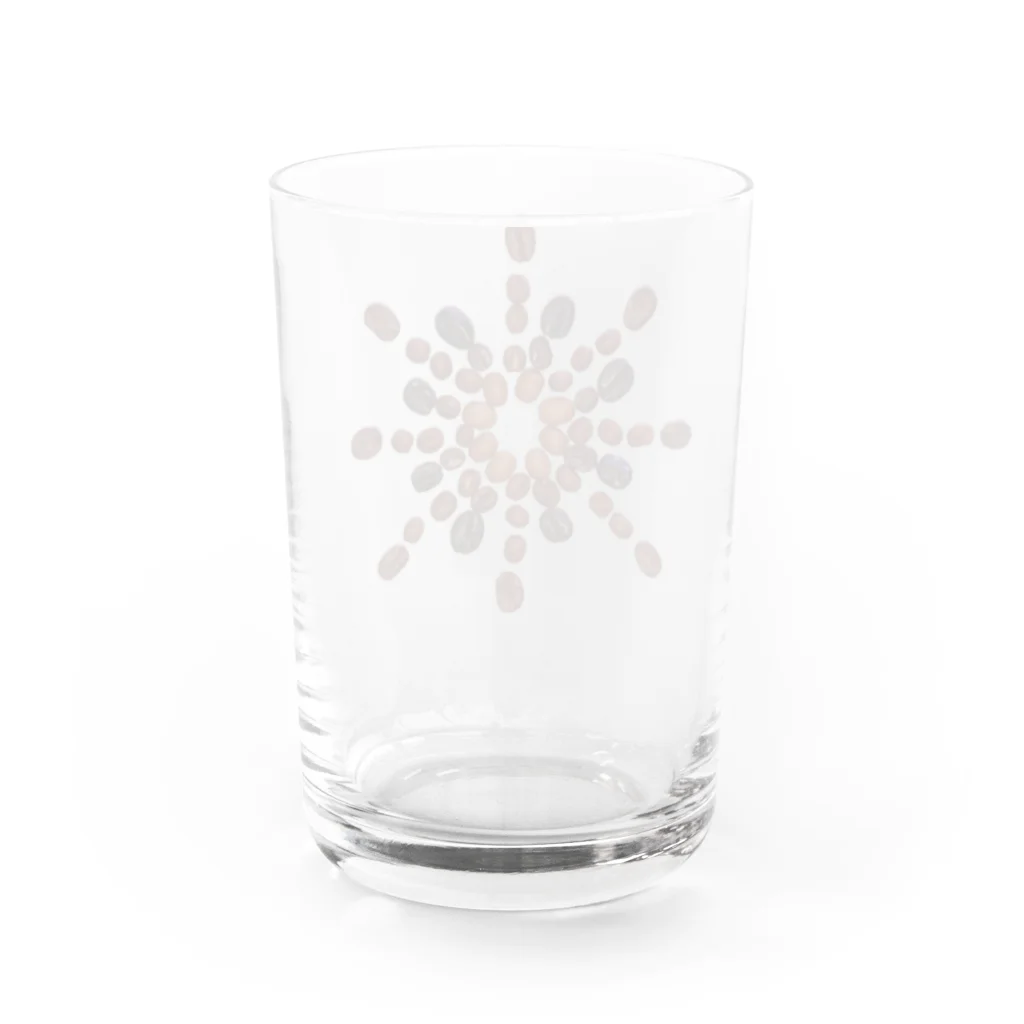 刻々珈琲のコーヒー豆花火 Water Glass :back