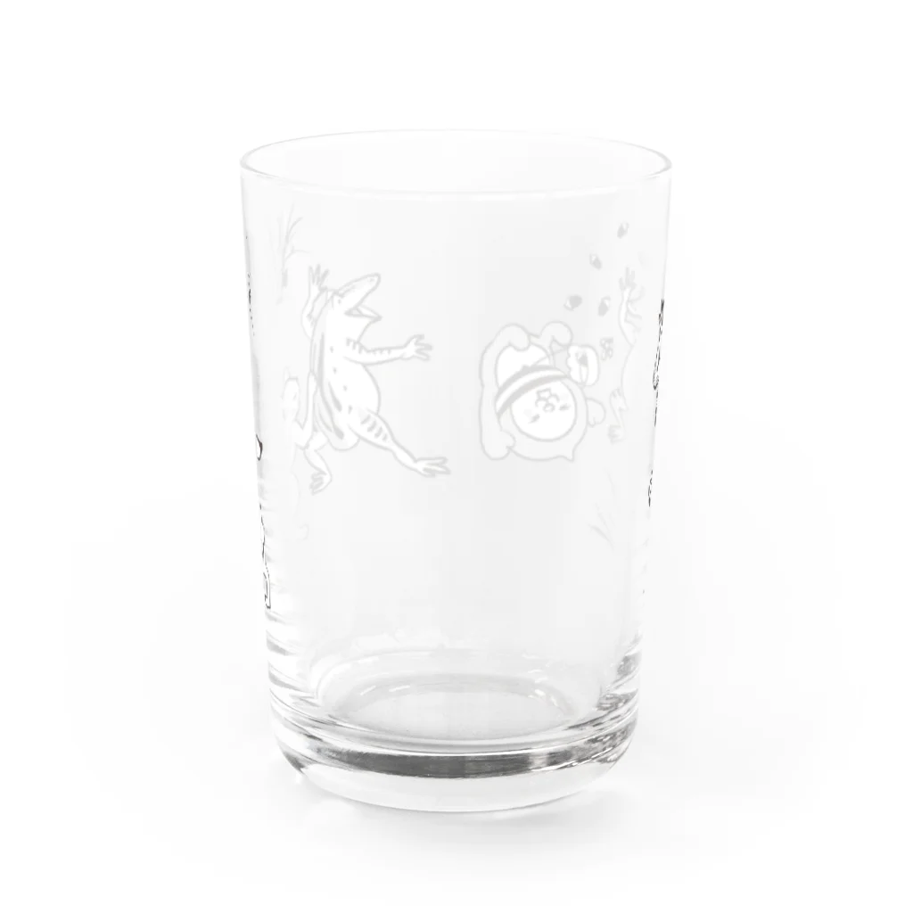 永どんの永どん相撲グラス Water Glass :back