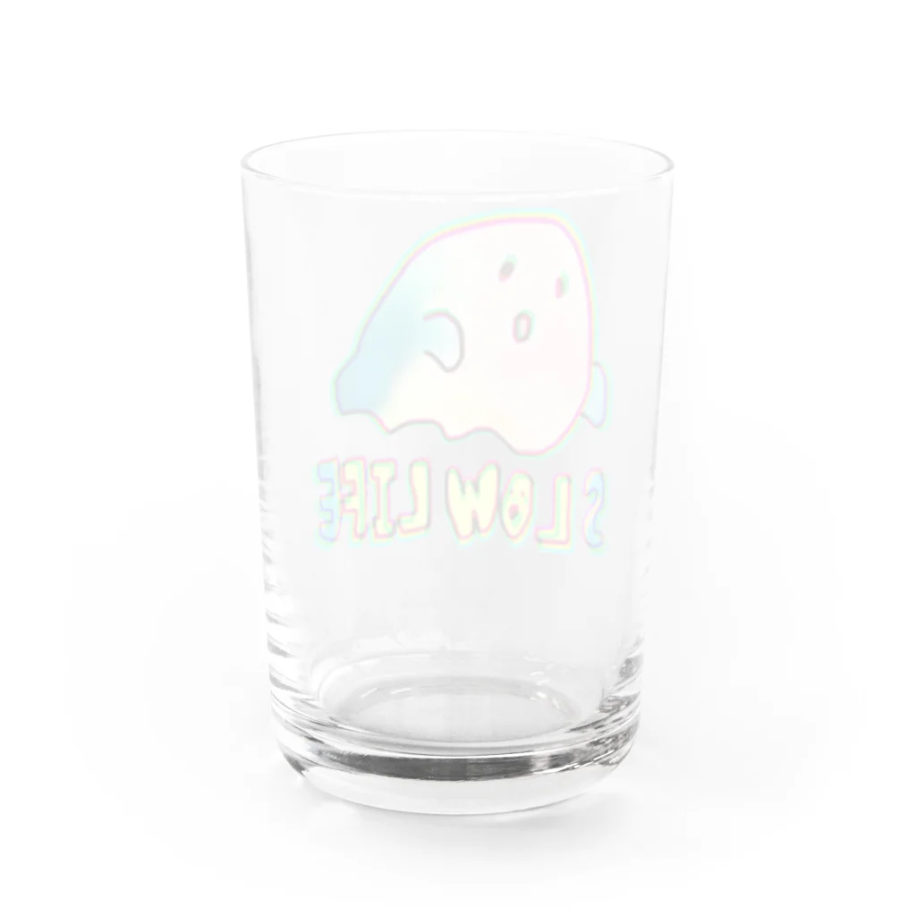 POGSのおばけスローライフ Water Glass :back