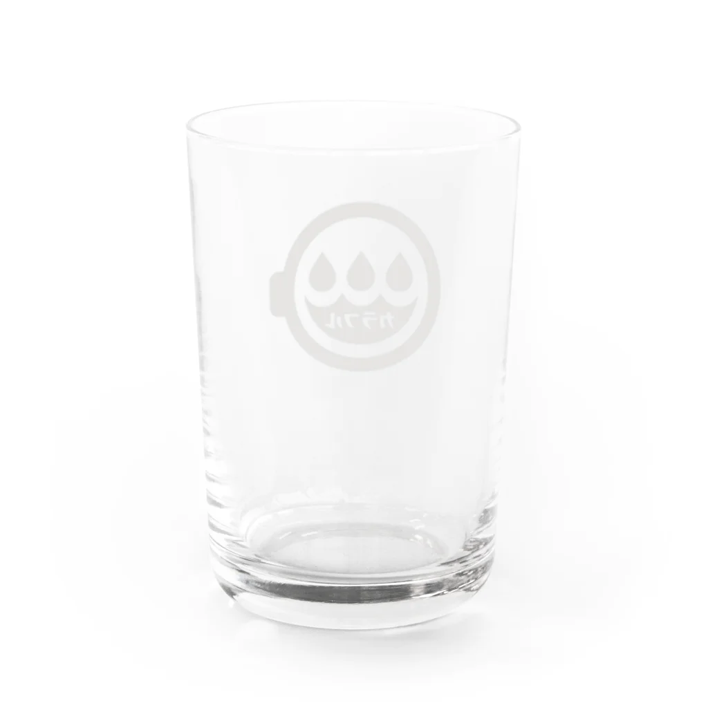 commu_de_roomのコインランドリー屋のカラフルくん Water Glass :back