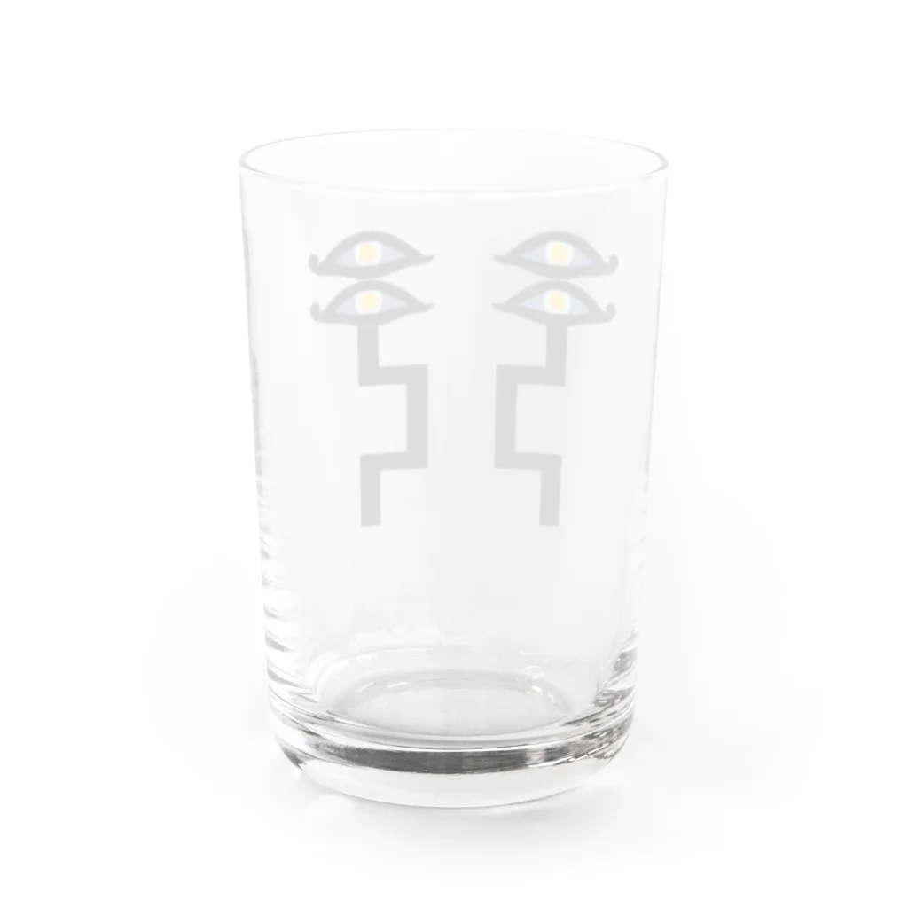 おじさんのなんかのマフディ Water Glass :back