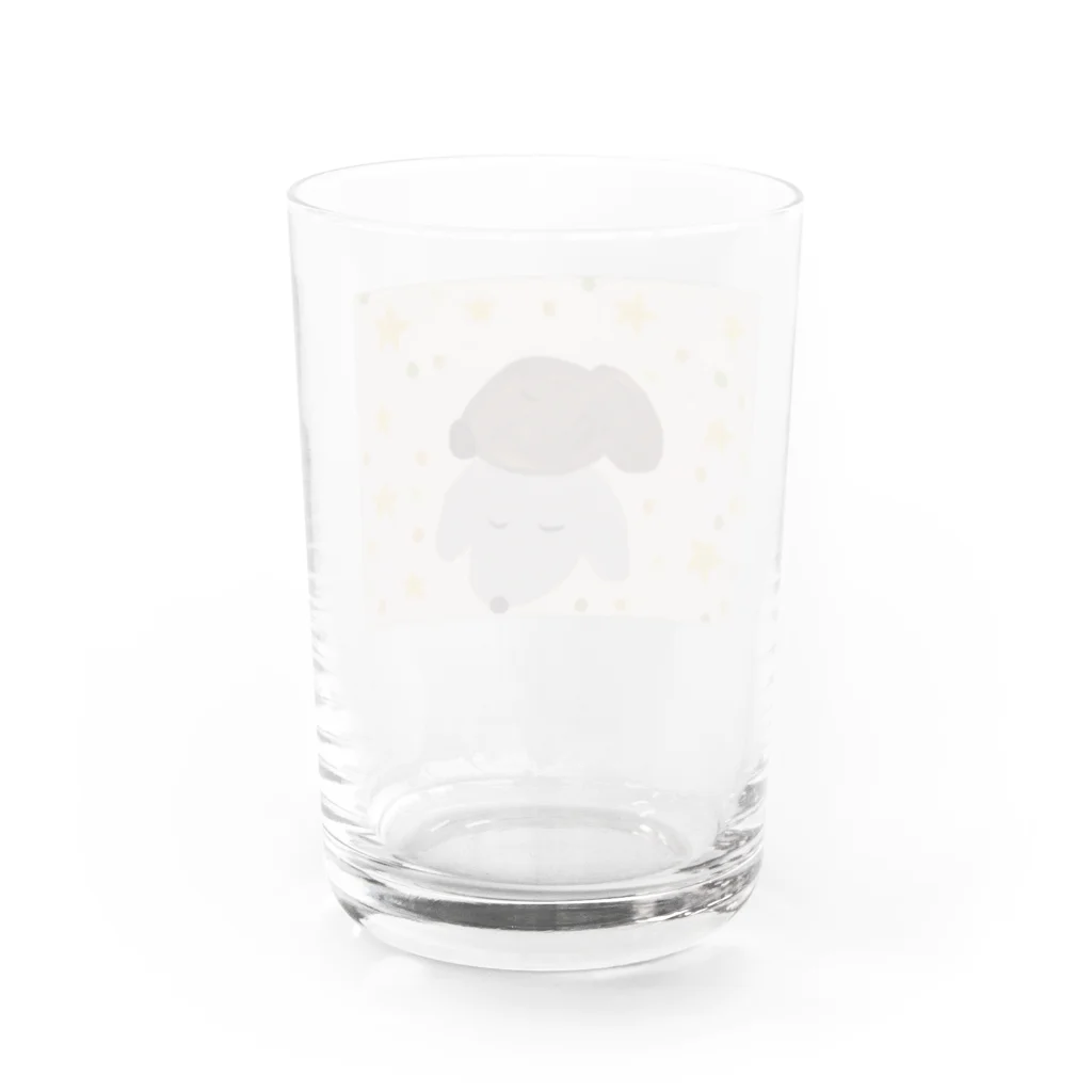 akpppppのスヤスヤイヌ Water Glass :back