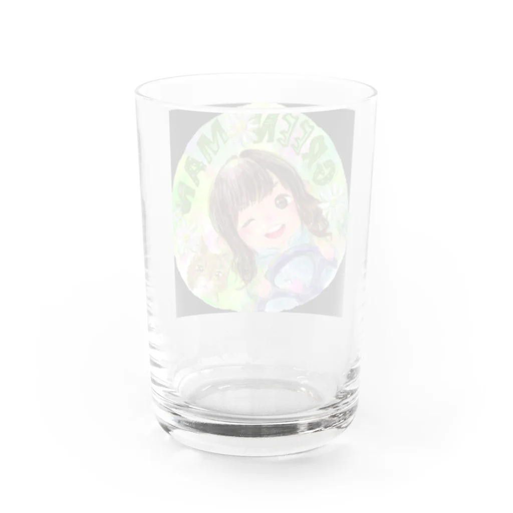 ぐりーんまんのぐりーんまん オリジナル Water Glass :back