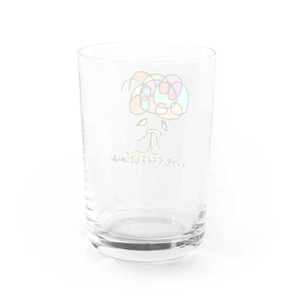 ふぁーこのおもいで市場の謝れないあなたへ Water Glass :back