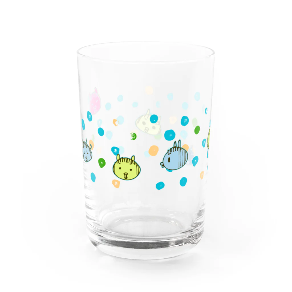 ウチノコノニワのニセアヒルサマー Water Glass :back