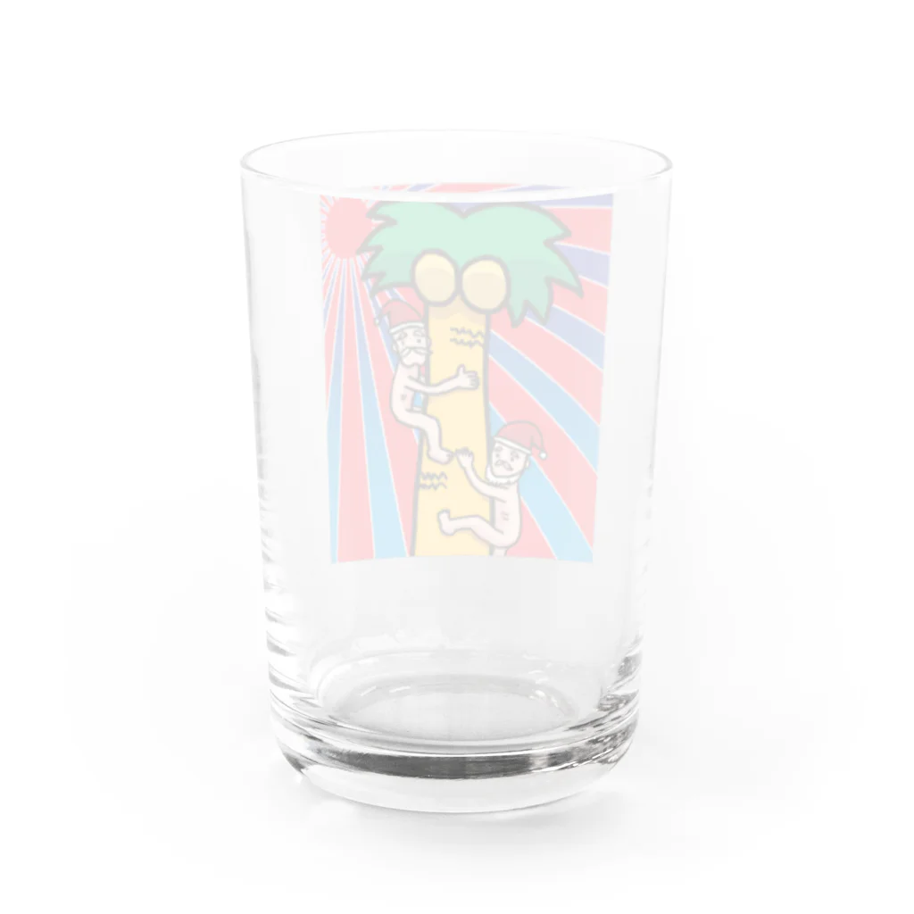 石垣りょうの夏サンタ Water Glass :back