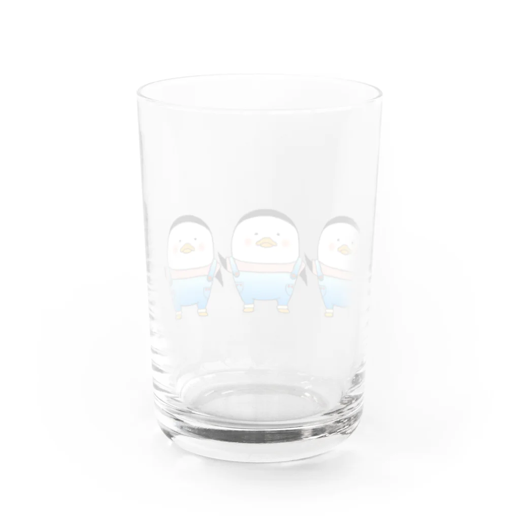 PENぎんSHOPのペンギントリオ Water Glass :back