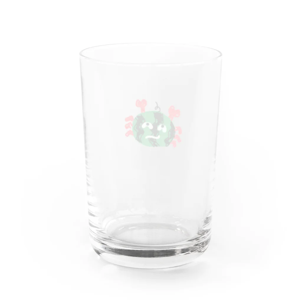 みんな元気かい？の夏だ！海だ！すいかにだ！！！ Water Glass :back