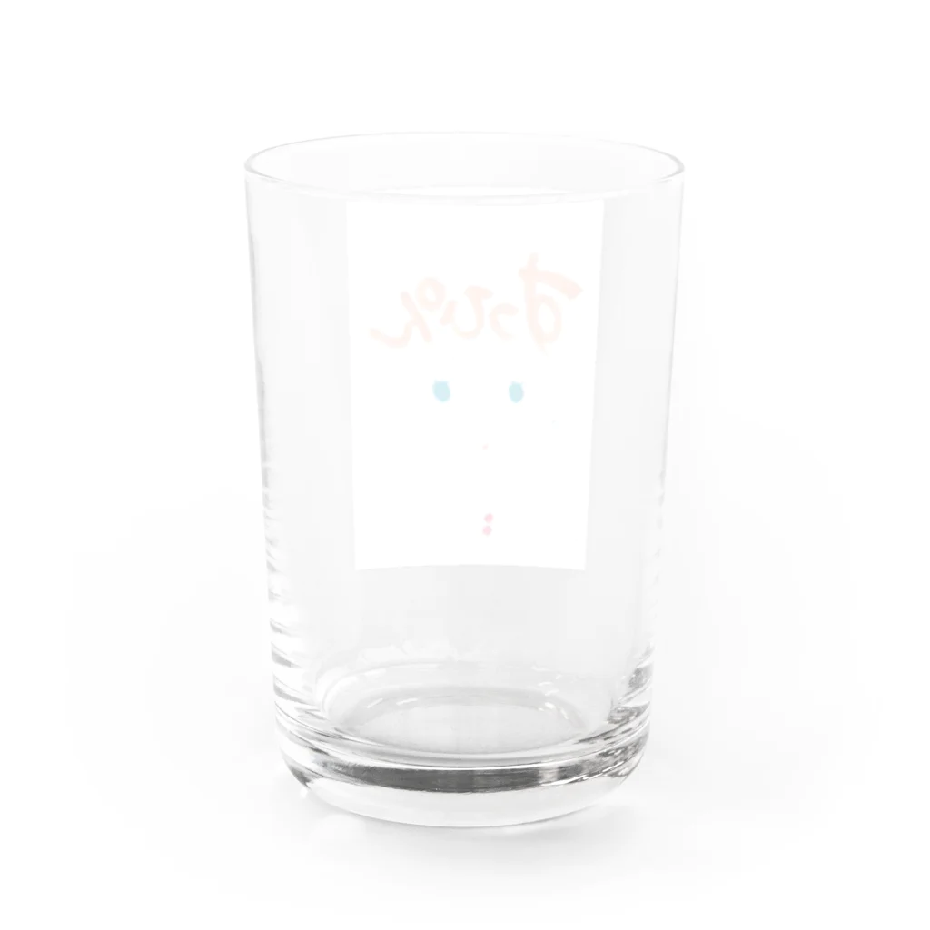 トミー先生（みのみの）のすっぴん Water Glass :back