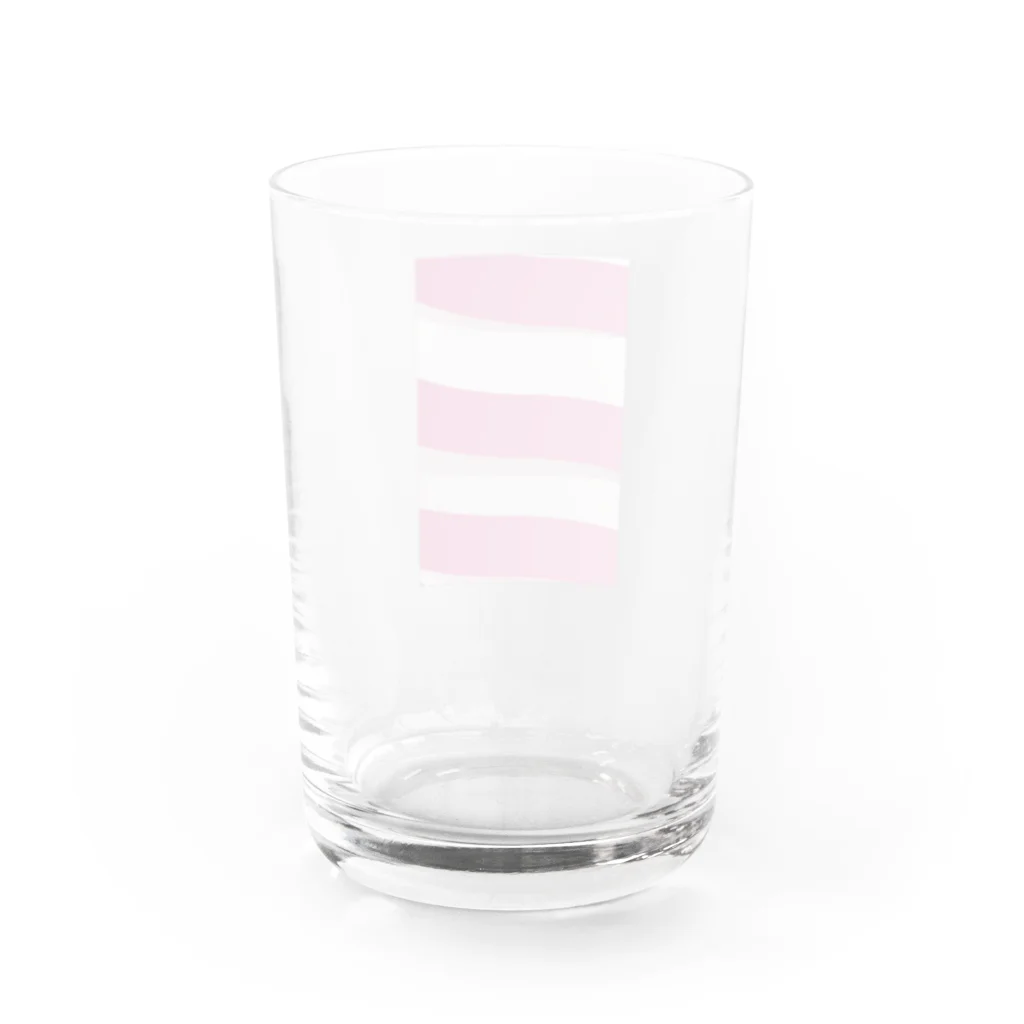 アメリカンベース   GG1966のクリーミィー　ピンク Water Glass :back