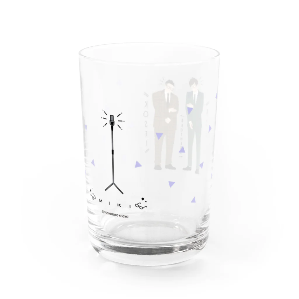 よしもと芸人オフィシャルショップのzakkaYOSHIMOTO ミキ Water Glass :back