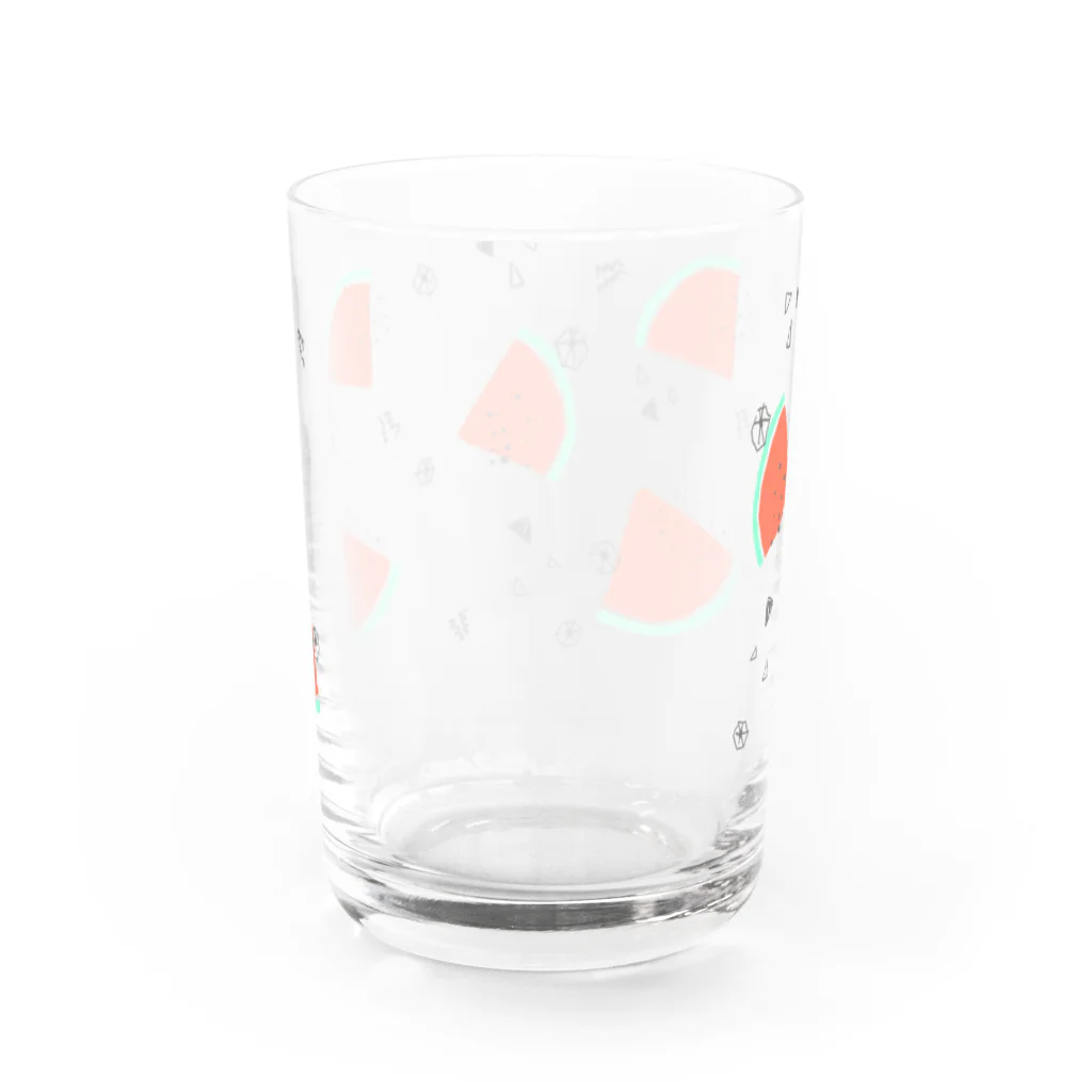 Miiのすいすいすいか🍉 Water Glass :back