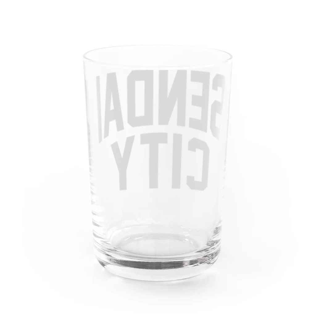 JIMOTO Wear Local Japanのsendai CITY　仙台ファッション　アイテム Water Glass :back