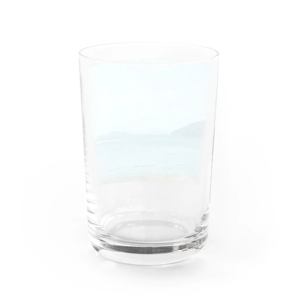 Photoshopの青空と湖 Water Glass :back