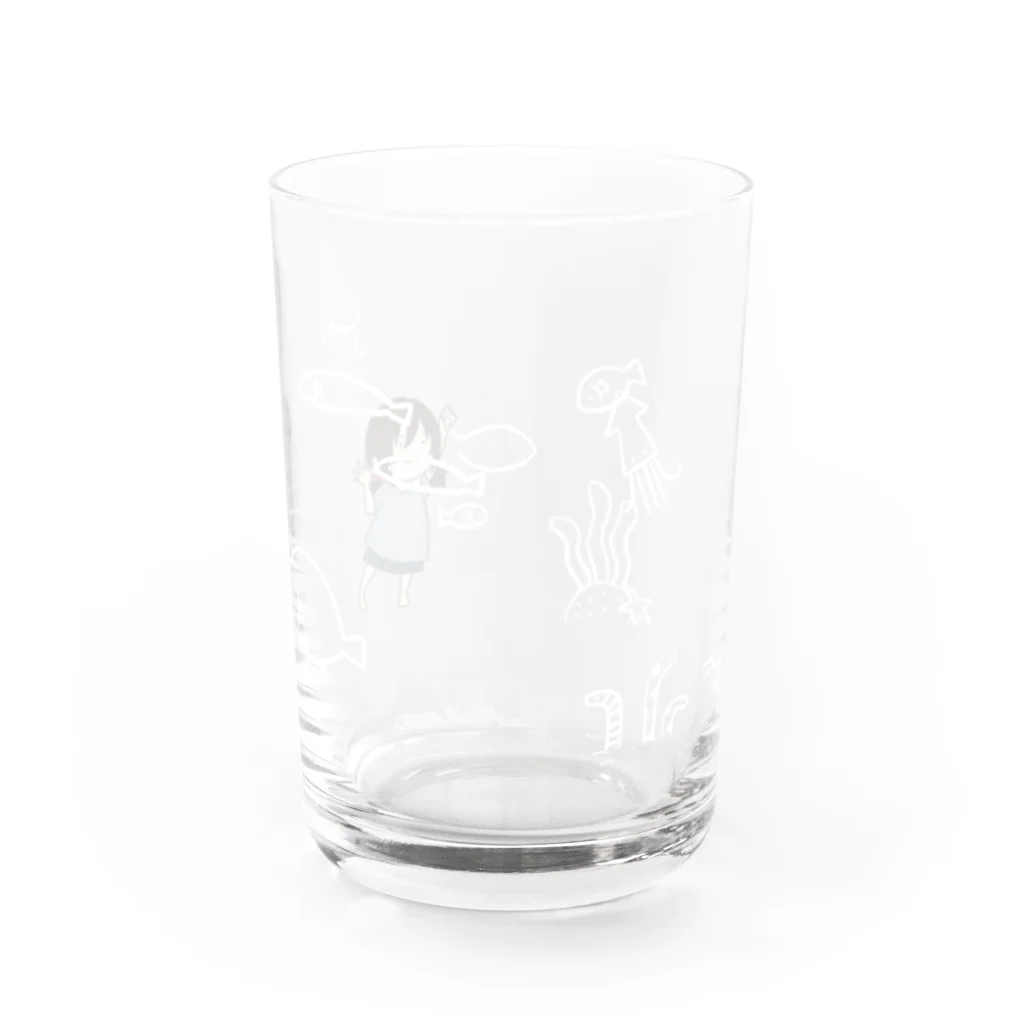 はるまじろのうみのなか Water Glass :back