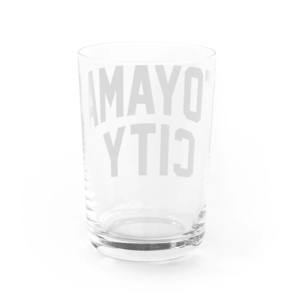 JIMOTOE Wear Local Japanのtoyama city　富山ファッション　アイテム Water Glass :back