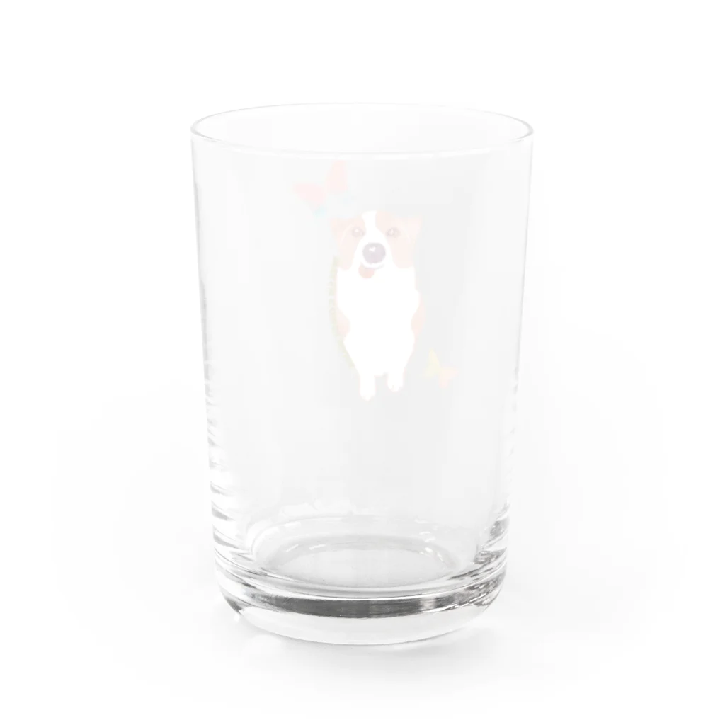 コヌイのアトリエのコーギー犬のナナVOL.3 Water Glass :back