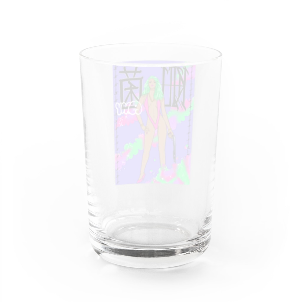 上様のKILL THE 菌　グラス Water Glass :back
