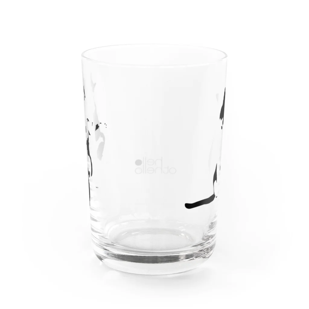 オセロ ⚫️⚪️ Othelloのオセロのミルクglass Water Glass :back