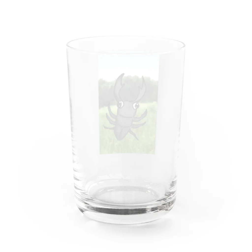 Keichanzのこんちゅーず（くわがた） Water Glass :back