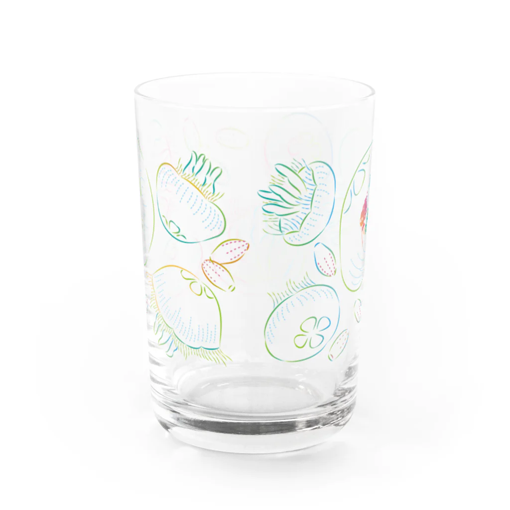 フルフル農園のクラゲとマーメイド Water Glass :back