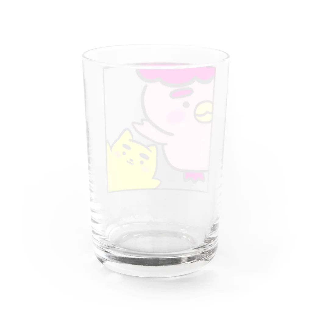 Orionpotatoのぽちゃ✖️まゆ太 Water Glass :back