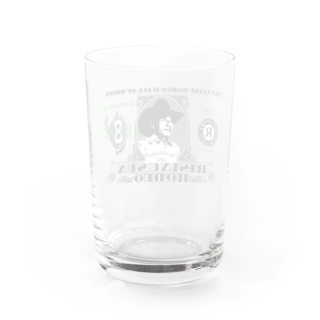 RisingSunRodeoのHall of Honor Water Glass :back