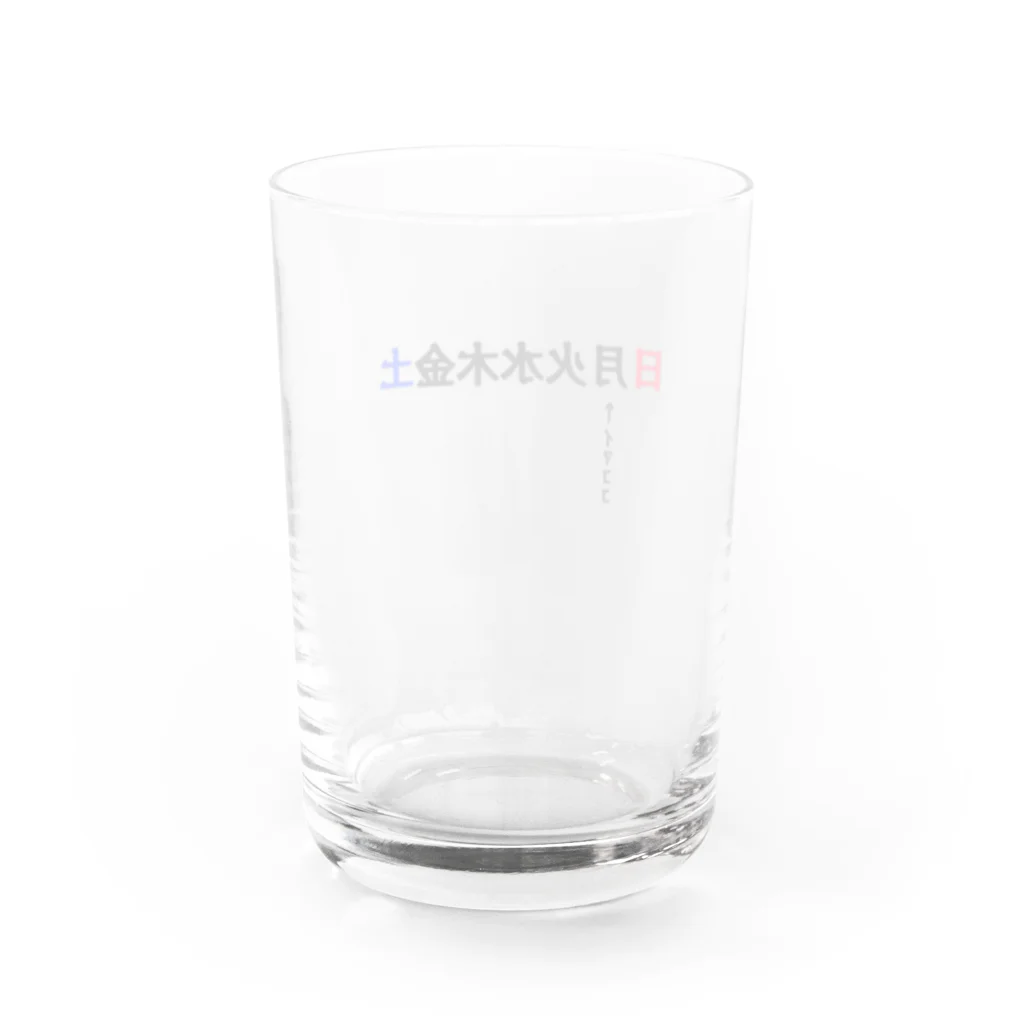 翔。のストレス発散所。の月曜日ｲﾏｺｺ(憂鬱) Water Glass :back