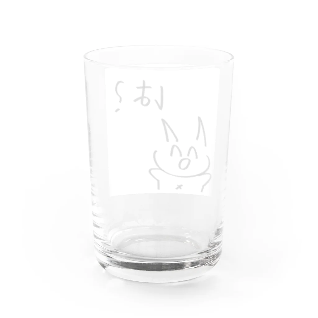 わるねこくんの家のわるねこくん Water Glass :back